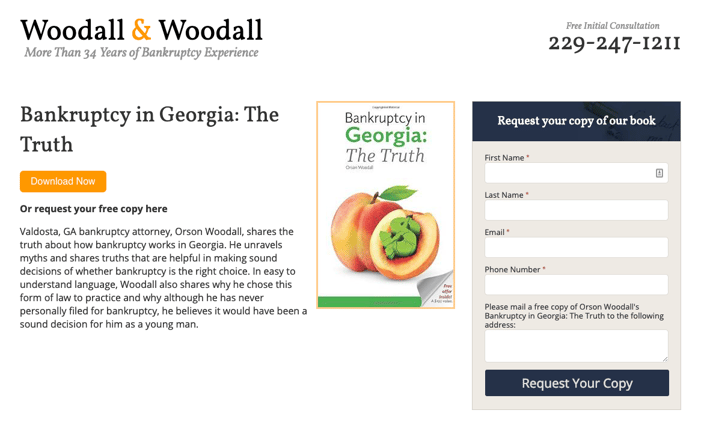Woodall & Woodall Bankruptcy in Georgia book